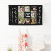 思い出を愛する写真でパーソナライズされた葬る 横断幕 (インサイチュ)