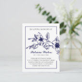 思い出を愛する写真の葬儀|海軍マグノリア サンキューカード (スタンド正面)