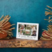 思い出を愛する写真コラージュ フォトプラーク (側面)