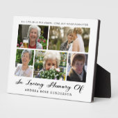 思い出を愛する写真コラージュ フォトプラーク (側面)