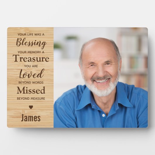 思い出を愛する家族の記念碑 フォトプラーク (正面)