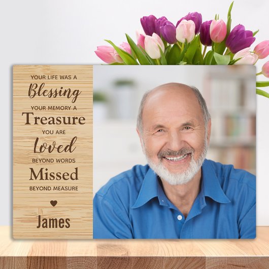 思い出を愛する家族の記念碑 フォトプラーク