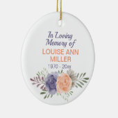 思い出を愛する牡丹の記念碑 セラミックオーナメント (右)