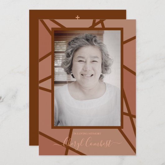 思い出を愛する葬儀の抽象芸術 (正面/裏面)