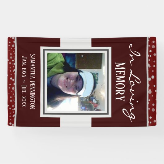 思い出を愛する記念碑 横断幕 (横)