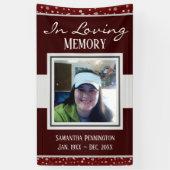 思い出を愛する記念碑 横断幕 (縦)