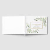 思い出を愛する追悼式の緑 ゲストブック (全面)