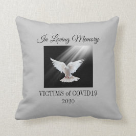 思い出を愛する19人の犠牲者灰色 クッション