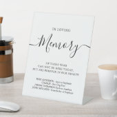 思い出を愛パーソナライズされたし結婚て 台座サイン (インサイチュ)