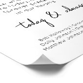 思い出を愛モダンし結婚て ポスター (角)