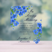 思い出を愛結婚する人の供養表で アクリルサイン (ニュートラル)
