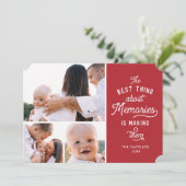 思い出を撮るフォトコラージュクリスマスカード シーズンカード (スタンド正面)