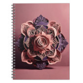 思い出を撮る： パーソナライズされた Flora写真 ノートブック (正面)