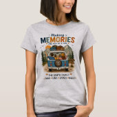 思い出を紡ぐ1マイルごと|カスタムファミリー Tシャツ (正面)