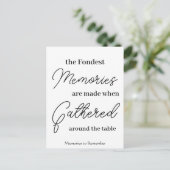 思い出を覚えておく ポストカード (スタンド正面)