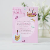 思い出を誕生日» サンキューカード (スタンド正面)