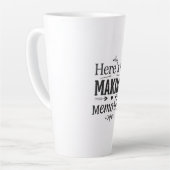 思い出を贈ること カフェラテマグ (左アングル)