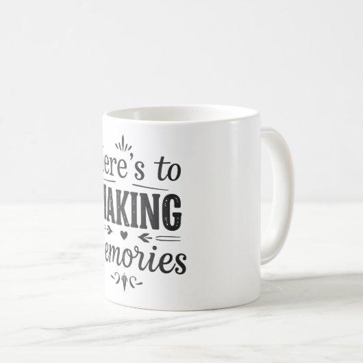 思い出を贈ること コーヒーマグカップ (正面右)