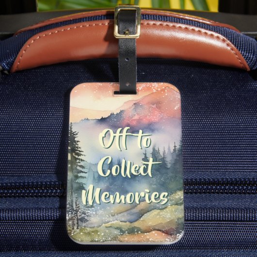 思い出を集めに出発 Luggage Tag ラゲッジタグ (正面インサイチュ2)