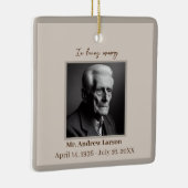 思い出エレガントに浮かぶ葬儀記念碑 セラミックオーナメント (右)