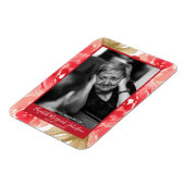 思い出エレガントの葬儀で赤いバラのフローラ マグネット (左側)