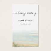 思い出エレガントを愛して葬儀記念祈りの言葉 (正面)