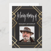 思い出エレガント葬式を愛する写真 プログラム (正面/裏面)