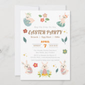 思い出カスタムに残る休日のためのイースター招待状 招待状 (正面)