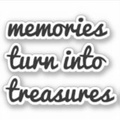 思い出カスタムのカットビニールシール シール (正面)