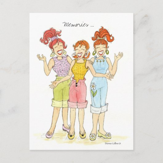 思い出カスタムの返信カード インビテーションポストカード (正面)