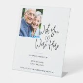 思い出カスタムを愛して記念撮影結婚写真 台座サイン (正面)