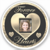 思い出カスタムを愛して記念撮影 シール (正面)