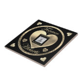 思い出カスタムを愛して記念撮影 タイル (側面)