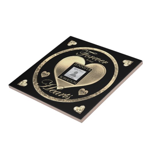 思い出カスタムを愛して記念撮影 タイル (側面)