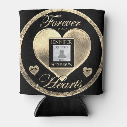 思い出カスタムを愛して記念撮影 缶クーラー (正面)