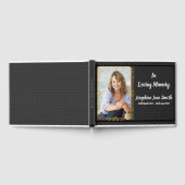 思い出カスタムを愛する時の葬儀写真追悼記念 ゲストブック (全面)