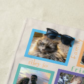 思い出カッコいいカラフル夏のおもしろい18写真 ビーチタオル (インサイチュ)