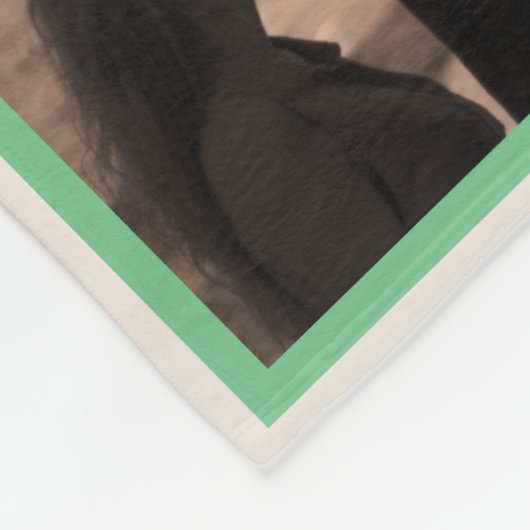 思い出カラフル20枚のフォトコラージュを作成 フリースブランケット (角)