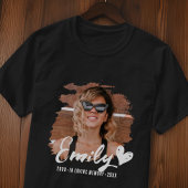 思い出グランジを愛する記念撮影カスタム写真 Tシャツ