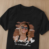 思い出グランジを愛する記念撮影カスタム写真 Tシャツ