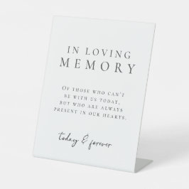 思い出シンプルを愛しエレガントて白い 台座サイン