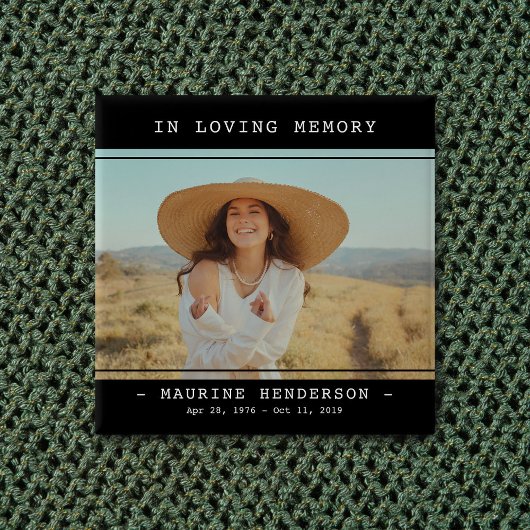 思い出シンプルを愛する写真記念のモダン 缶バッジ