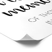 思い出シンプルを愛する心の中で |ブラックスクリプトメモリアル ポスター (角)