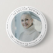 思い出スタイリッシュを愛して記念写真で 缶バッジ (正面)