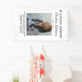 思い出スタイリッシュを愛して |フォトメモリアル 横断幕 (インサイチュ)