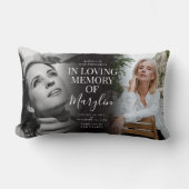 思い出スタイリッシュを愛する葬儀メモリアル2写真 ランバークッション (正面)