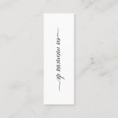 思い出スペインのに葬儀ギフトブックマークを愛して スキニー名刺 (裏面)