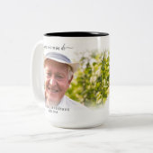 思い出スペインの葬悔やみや弔慰 ツートーンマグカップ (正面左)