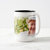 思い出スペインの葬悔やみや弔慰 ツートーンマグカップ (正面右)