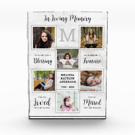 思い出パーソナライズされたに残された記念碑 フォトブロック